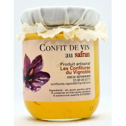 Confit de vin au safran