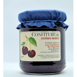 Confiture de cerises noires