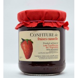 Confiture de fraises cannelle