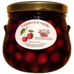 Bocal de griottes à la vanille