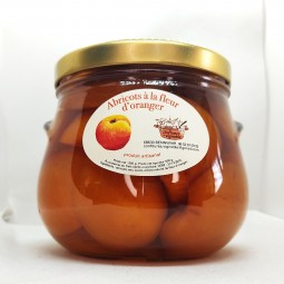 Bocal d'abricots à la fleur...