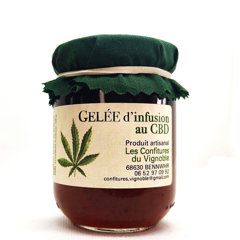 Gelée d’infusion au CBD artisanal Alsace