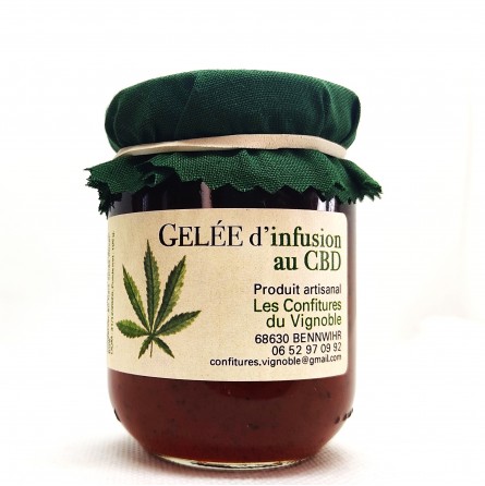 Gelée d’infusion au CBD artisanal Alsace