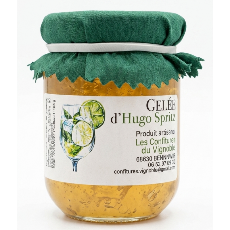 Gelée de Hugo Spritz Artisanale - Fleur de Sureau & Citron